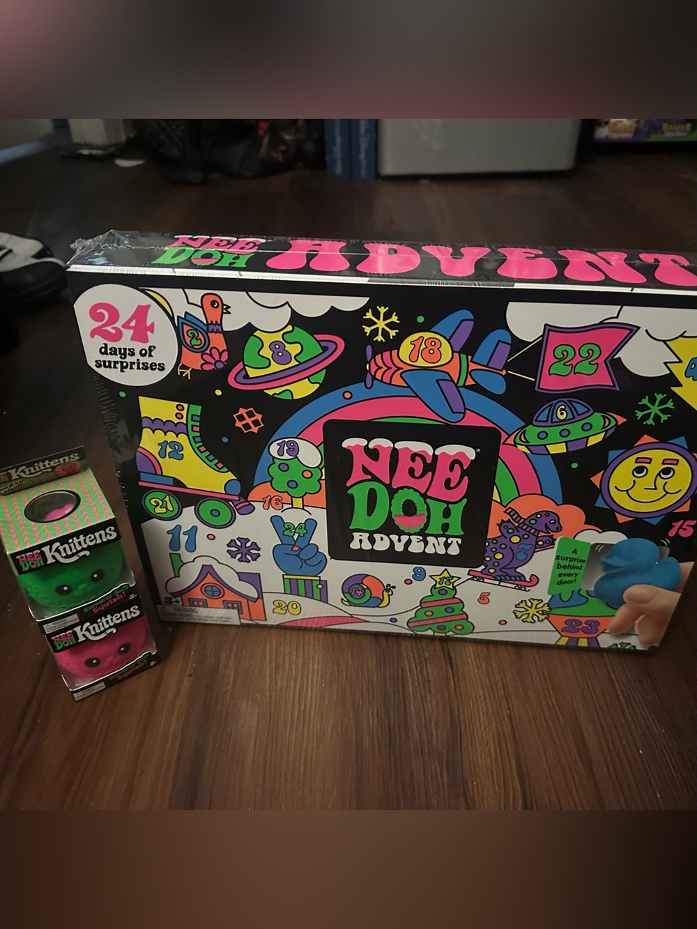 NeeDoh Christmas bundle - advent & set of knittens